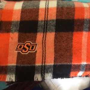 Oklahoma State blanket scarf